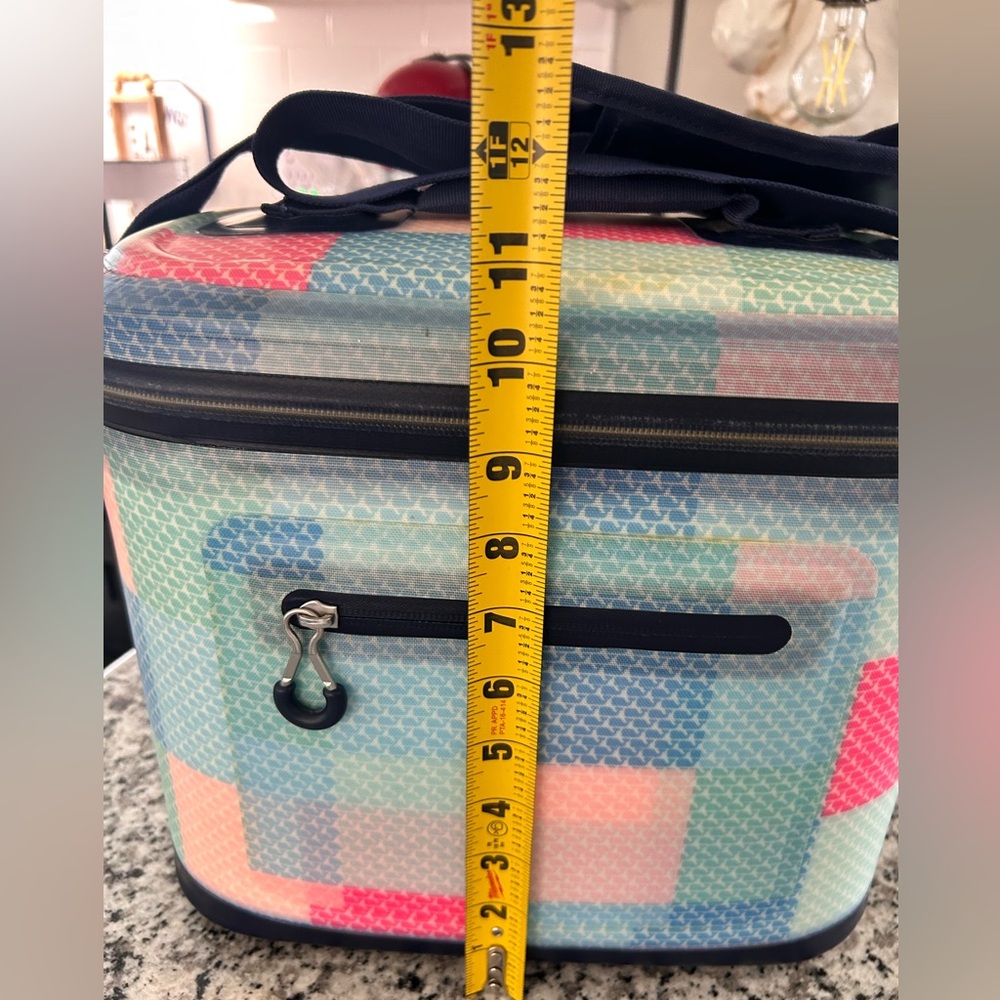 Vineyard Vines x Target Patchwork Whale 12 Can Soft Cooler - Pink/Blue - Picture 10 of 11